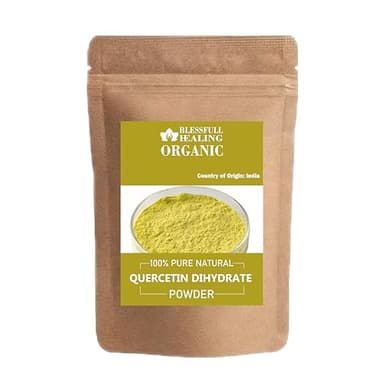 Blessfull Healing Organic Quercetin Dyhidrate Powder 100% Pure Natural 100 Gram / 3.52 oz