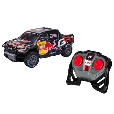 Nikko RC Dakar Toyota GAZOO Racing 2024 MORAES LED Race Lights Remote Control Car, 9inch/23cm, 2.4GHz Remote Control, 40m Range, 6 Years, Black, 10593, Batteries Not Included