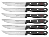 WÜSTHOF Gourmet 6-Piece Steak Knife Set, Black