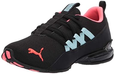 PUMA Women's RIAZE PROWL Sneaker, Puma Black-Ignite Pink-Aquamarine, 7
