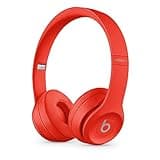 Beats Solo3 Wireless On-Ear Headphones - Apple W1 Headphone Chip, Class 1 Bluetooth, 40 Hours of Listening Time, Built-in Microphone - Red