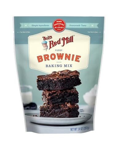 Bob's Red Mill Signature Brownie Baking Mix, 14oz (Pack of 1) - Non GMO, Kosher