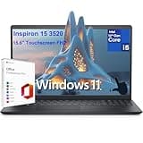 Dell Inspiron 15 3520 3000 15.6" Touchscreen FHD Laptop Computer, 12th Gen Intel 10-Core i5-1235U (Beat i7-1195G7), 16GB DDR4 RAM, 1TB PCIe SSD, WiFi, Windows 11 S, Microsoft Office Annual License