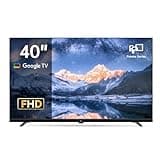 FPD 40-inch Smart TV, 1080p Google TV with Google Play Built-in Google Cast, HDR 10, Dolby Audio, Voice Remote, Full HD Flat Screen Television (Palette-Series, CG40-P3, 2024)