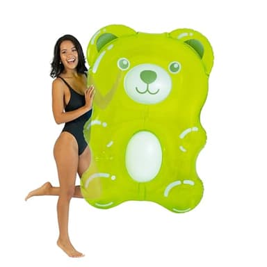 PoolCandy — Giant Inflatable Pool Rafts Collection, Oversized Gummy Bear Float Series for Lounging and Summer Fun