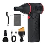 Pro Electric Air Duster | 130,000 RPM Brushless Motor Static-Safe Blower for Electronics, Automotive & Outdoor Use with 3 Nozzles