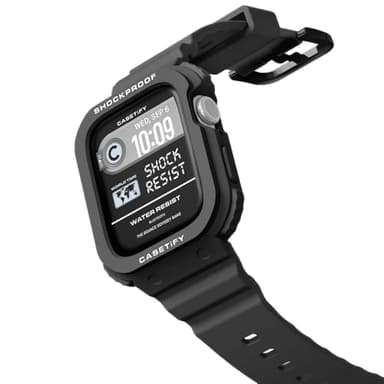 CASETiFY Bounce Odyssey Band Compatible with Apple Watch Series 4-9, SE - 44mm/45mm - Black