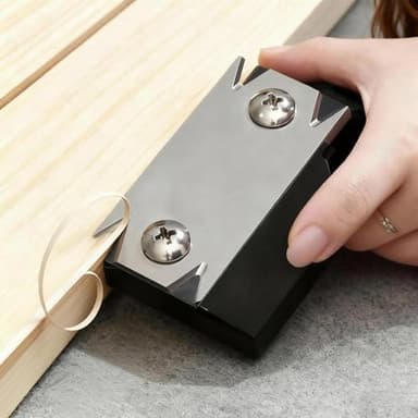 ZYJT Edge Banding Trimmer - 2026 Upgraded Mini Edging Banding Trimmer & Cutter, Stainless Steel Blade Veneer Edge Trimmer for Wood Working, Durable Edgebanding Tool for Wood, Veneer, PVC, ABS