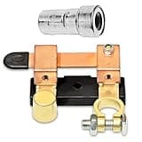Top Post Negative Battery Disconnect Switch 12V / 24V 250/750 Amps Knife Blade Isolator Power Cutoff Switch for Marine Car Boat RV ATV(Horizontal)