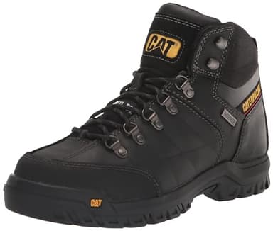 Cat Footwear Men's Threshold Waterproof Steel Toe, Black, 6.5