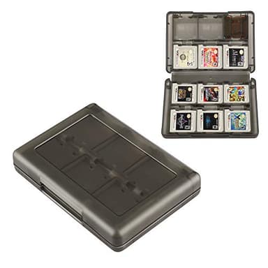 3DS Game Holder Card Case, 28-in-1 Game Holder Card Case Compatible with Nintendo NEW 3DS / NEW 3DS XL / 3DS / 3DS XL / DSi / DSi XL / DS / NEW 2DS /NEW 2DS XL / 2DS/ 2DS XL Catridge Storage Box (Black)