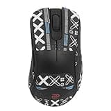 NOUKAJU Mouse Grip Tape Full Coverage for BenQ Zowie EC2-CW Ergonomic Gaming Mouse, Mouse Anti Slip Grip Tape,Self-Adhesive PreCut Sweat-Resistant Professional Mice Upgrade Kit(Black)