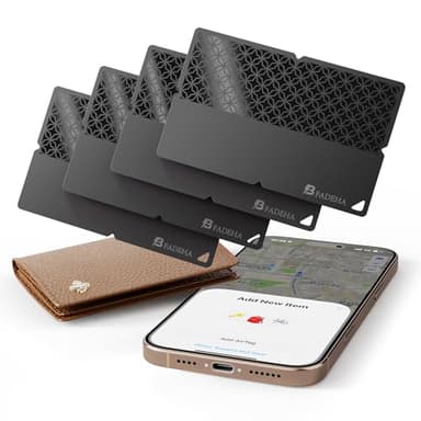 BFADEHA 2026 [Apple MFi Certified] (iOS Only) Bluetooth Tracker Smart Card for Apple Find My iPhone Wallet GPS Tracker, 5-10 Years Staying Power, Keys Finder and Item Locator for Keys, Bags, Passport