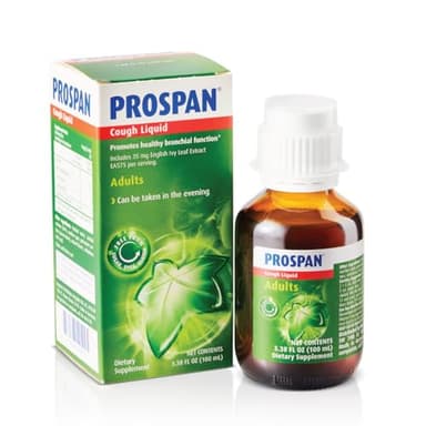 Prospan/Abrilar Cough Syrup + Mucus with Proprietary English Ivy Leaf Extract EA575 for Adults - Soothes Cough, Mucus Relief, No Added Sugar, Non-Drowsy, Alcohol-Free, Drug-Free - 100mL