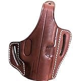 Sig P365 OWB Thumb Break Concealed Cary (CCW) Holster, Right Hand Draw, 100% Genuine Leather & Handmade, Compatible with Sig P365, Ruger LCP 380, SW Bodyguard (Brown)