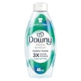 Downy Rinse & Refresh Laundry Odor Remover And Fabric Softener, Cool Cotton, 48 Fl Oz, HE Compatible Laundry Sanitizer, Safe On All Fabrics, Downy Fabric Softener, Liquid Fabric Softener