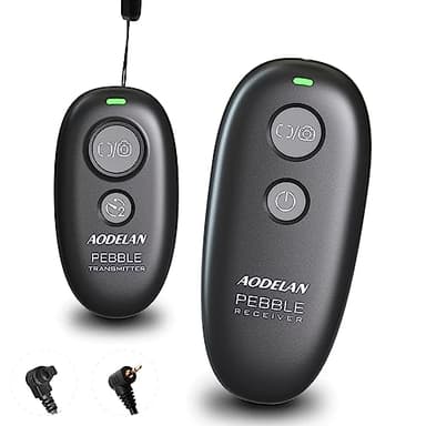 Camera Remote Control Wireless Shutter for Canon EOS RP, R6, ROS RP, Rebel T6, T7, T5, T3, SL2, 5D Mark II, 5d Mark iii, 5d Mark iv, 6D Mark II, 7d Mark ii, 7D Series, 5D Series; for Fujifilm X-T3