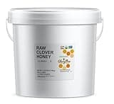 GloryBee Raw Honey, True Source Certified, USDA Organic, Organic Clover, 186.72 Ounce Bulk Pail