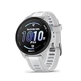 Garmin Forerunner 165 Music, Running Smartwatch, Colorful AMOLED Display, Training Metrics and Recovery Insights, Music on Your Wrist, Whitestone