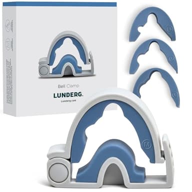 LUNDERG Bell Clamp - The ONLY Ergonomic Incontinence Clamp for Men with 3 Adjustable Sizes, Bell Shaped Frame and Anatomical Cutouts for All Day Comfort - Male Incontinence Products