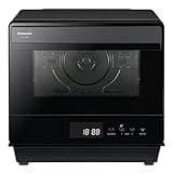 Panasonic HomeChef 7-in-1 Compact Oven with Convection Bake, Airfryer, Steam, Slow Cook, Ferment, 1200 watts, .7 cu ft with Easy Clean Interior - NU-SC180B (Black)
