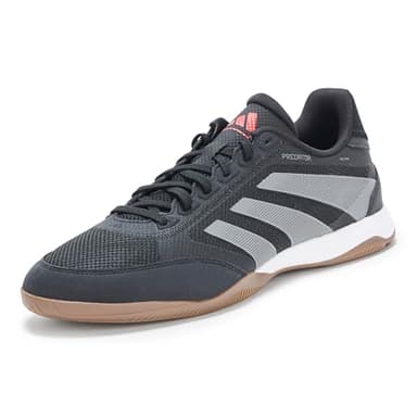 Adidas Unisex League Indoor Soccer, Black/Grey/Lucid Red, 9