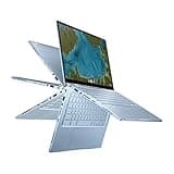 ASUS Chromebook Flip C433 2 in 1 Laptop, 14" Touchscreen FHD NanoEdge Display, Intel Core m3-8100Y Processor, 8GB RAM, 64GB eMMC Storage, Backlit Keyboard, Silver, Chrome OS, C433TA-AS384T