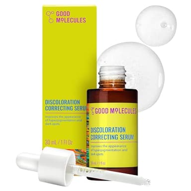 Good Molecules Discoloration Correcting Serum - Serum to Target Dark Spots and Hyperpigmentation - Skin Care for Face 1 FL