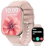 Smart Watch, 2.01” HD Smart Watches for Women, Fitness Tracker Watch with Blood Pressure/Heart Rate/Sleep Monitor, Bluetooth 5.2 Smartwatch for Android/iOS Phones, IP67 Waterproof Sport Watch (Pink)