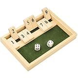 PHIELEY Alzheimers Products for Elderly, 9 Numbers Memory Games for Dementia Patients Seniors, Wooden Shut The Box Dementia Products for Elderly, Fidget Sensory Busy Board Gadgets Gifts Activities