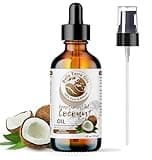 Bella Terra Oils - Organic Fractionated Coconut Oil (MCT) 4oz - Derived from Pure Coconut Essence, Abundant in Capric & Lauric Acid, Your Go-to Companion for Supple Skin