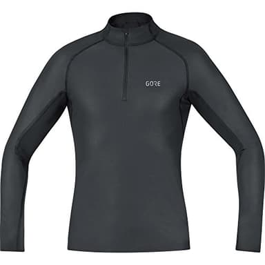 GORE WEAR Mens Gore Windstopper Base Layer Thermo Turtleneck Black L