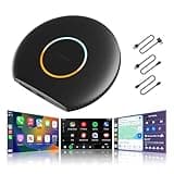 CB6 AI Box CarPlay, 2025 Wireless CarPlay Adapter/Android Auto, Plug & Play Car Smart Box with Advanced AI, GPS, Compatible Massive APP, Android 13, 2 BT, 4G LTE, 4G+64G, for OEM Wired CarPlay
