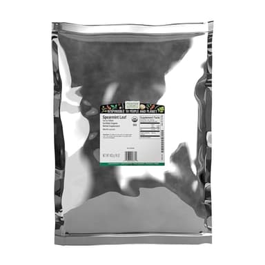 Frontier Co-op Organic Spearmint Leaf, 16 Oz, Bulk Bag - For Tea, DIY Body Care, Cooking, and Craft Cocktails