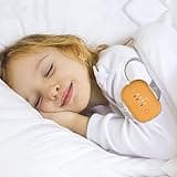 Bed Wetting Alarm for Kids Children, USB Rechargeable, 3 Working Modes, Pee Alarm with Sounds and Vibration, Potty Training Alarm for Boys and Girls (Orange)