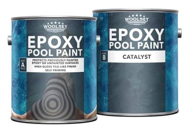 WOOLSEY Epoxy Pool Paint – high-gloss coating for plaster, fiberglass and concrete swimming pools - White