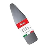 TIVIT Size 54X18 Premium Ironing Board Cover - Alumitek Coating, Scorch Resistant, Thick Padding, 3 Fastener Straps, Pull Bungee - Made in Italy