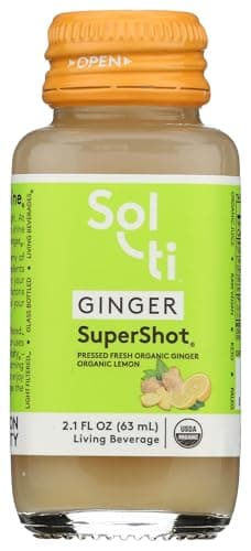 SOL TI Organic Ginger Supershot SGL, 2.1 FZ