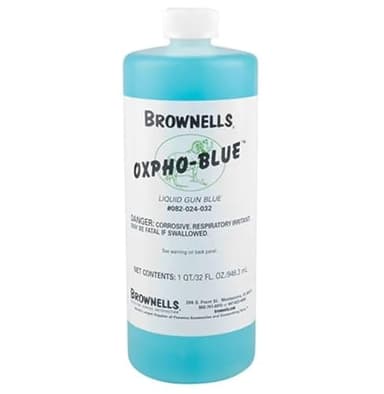 Brownells Oxpho-Blue Liquid Gun Blue, Cold Bluing Solution, Gunsmithing Tools Maintenance Cleaning Supplies, Professional Grade, 32 oz