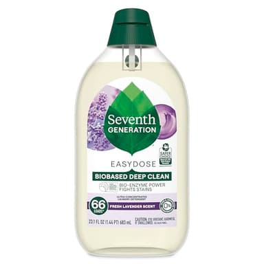 Seventh Generation EasyDose Laundry Detergent Fresh Lavender Ultra Concentrated Washing Detergent 23 oz