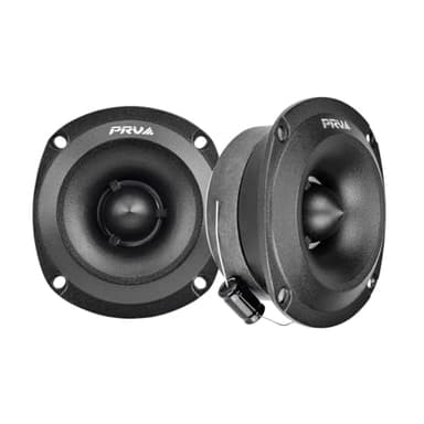 PRV AUDIO Super Tweeters for Car Audio, 3.5 Inch Bullet Tweeter Pair 240 Watts, PRV Tweeter TW350Ti-4 Slim Titanium Bullet PRO Shallow Tweeters Speakers 4 Ohm - Ultra Slim Easy to Mount