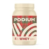 Podium Nutrition Whey Protein Powder, Gingerbread, 25g Protein Per Serving with Digestive Enzymes, Whey Protein Isolate & Concentrate, Gluten Free, Low Carb, Low Sugar & Soy Free, 27 Servings