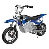 Razor MX350 Dirt Rocket Electric Motocross Off-Road Bike for Age 13+, Up to 30 Minutes Continuous Ride Time, 12" Air-Filled Tires, Hand-Operated Rear Brake, Twist Grip Throttle, Chain-Driven Motor