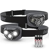 Energizer LED Headlamp PRO (2-Pack), IPX4 Water Resistant Headlamps, High-Performance Head Light for Outdoors, Camping, Running, Storm, Survival LED Light for Emergencies (Batteries Included)