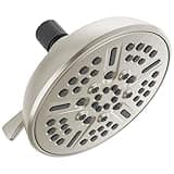 Delta Faucet 8-Spray Touch-Clean Shower Head Brushed Nickel, Delta Shower Heads, Showerhead, Brushed Nickel Shower Head, 2.5 GPM Water Flow, Stainless 75898CSN