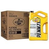 Pennzoil Platinum Full Synthetic 5W-30 Motor Oil (5-Quart, Case of 3)
