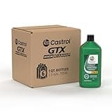 Castrol Gtx High Mileage 5W-30 Synthetic Blend Motor Oil, 1 Quart, Pack of 6