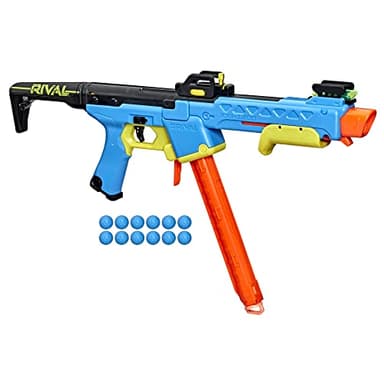 Nerf Rival Pathfinder XXII-1200 Blaster, Most Accurate Rival System, Adjustable Sight, 12-Round Magazine, 12 Rival Accu-Rounds