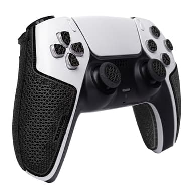 TALONGAMES PS5 Controller Grip Compatible with PlayStation 5 DualSense, PS5 Controller Accessories, Anti-Skid, Sweat-Absorbent, Pre-Cut, Easy to Install (Ultra Version, Black)