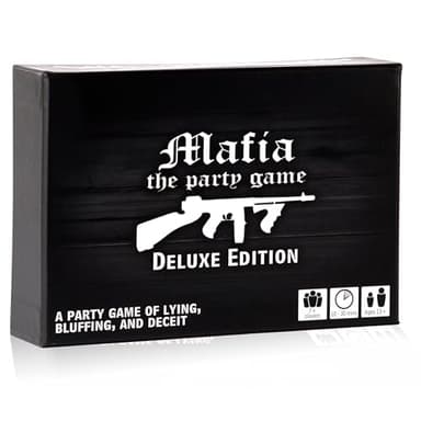 Apostrophe Games Mafia The Party Game Deluxe Edition – A Game of Lying, Bluffing and Deceit– Card Game, Adults and Teens – Board Game